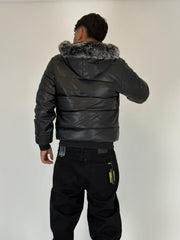 Chaqueta ecocuero "Visto caro"