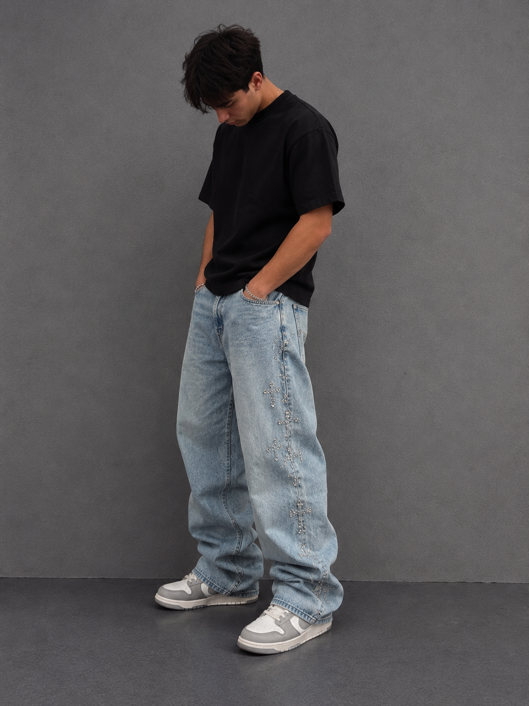 “Holy Cross” Baggy Jeans