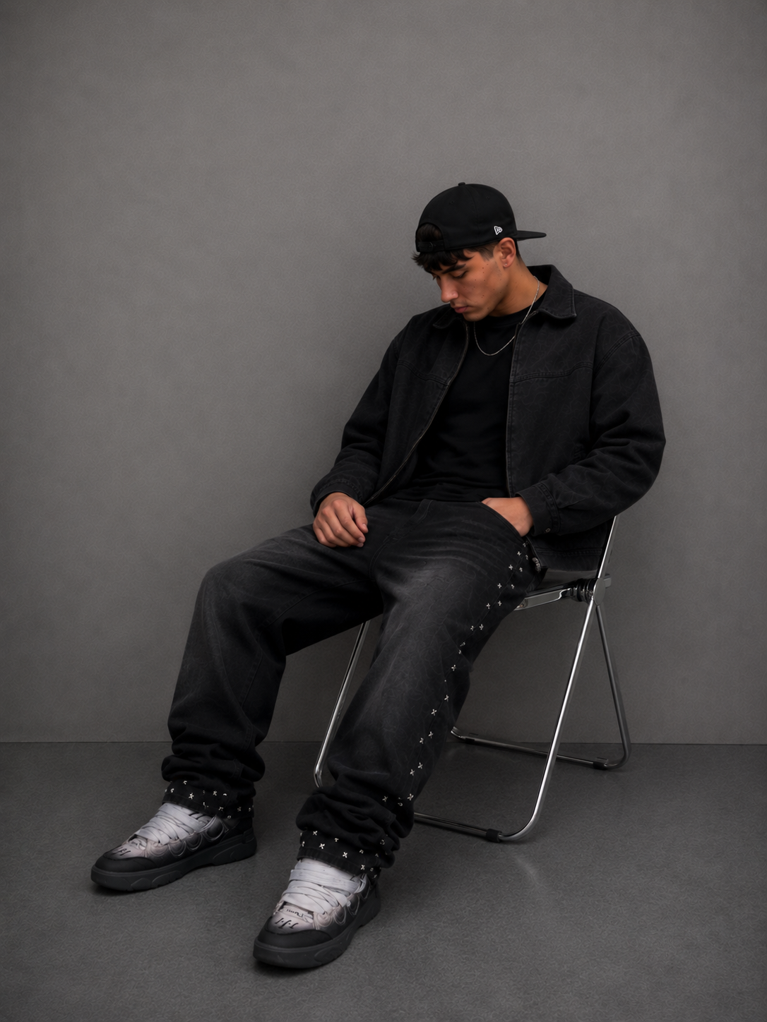 “StarBlack” Loose jeans