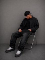 “StarBlack” Loose jeans