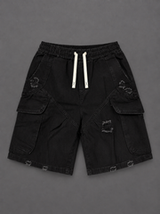 "Black Night" Baggy Short