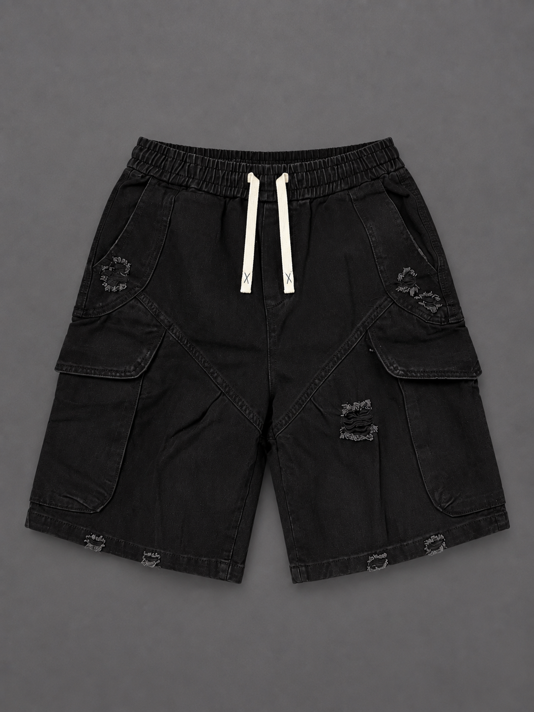 "Black Night" Baggy Short