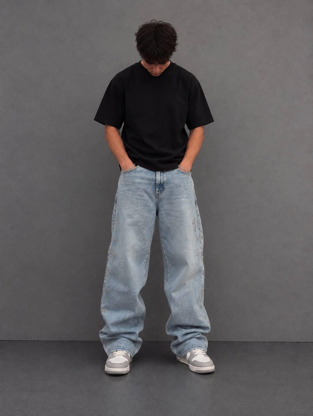 “Holy Cross” Baggy Jeans