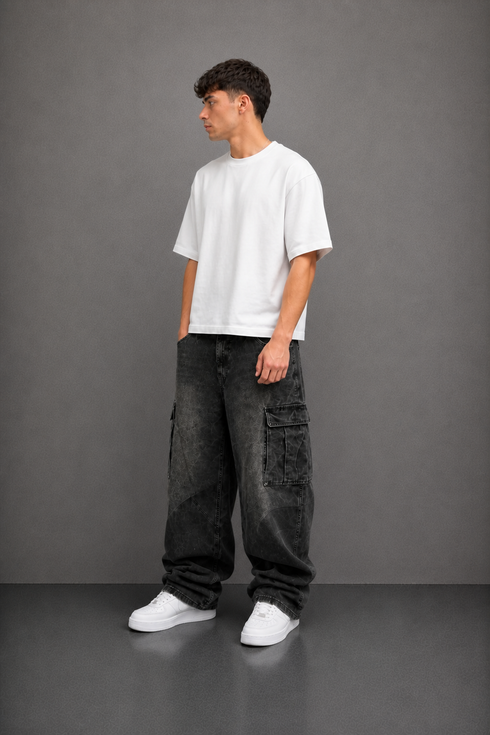 “Carbon” Baggy Jeans