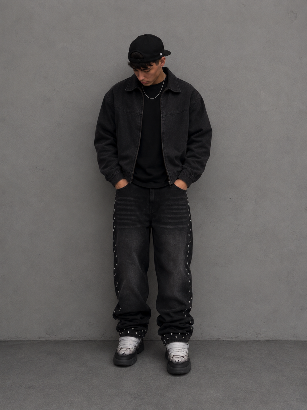 “StarBlack” Loose jeans