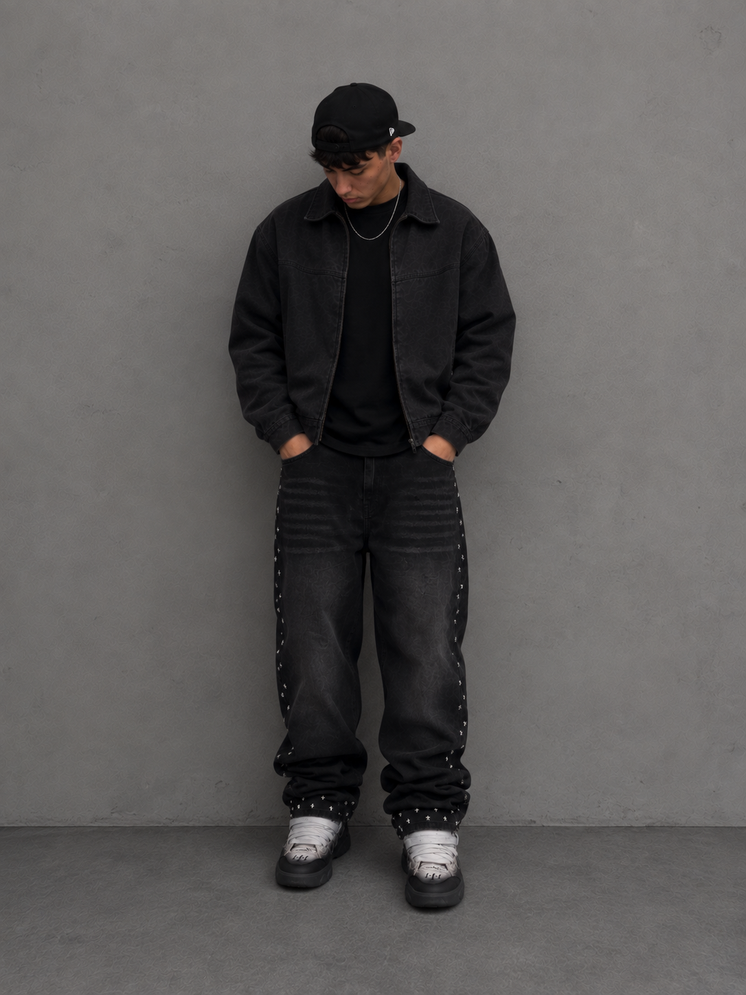 “StarBlack” Loose jeans