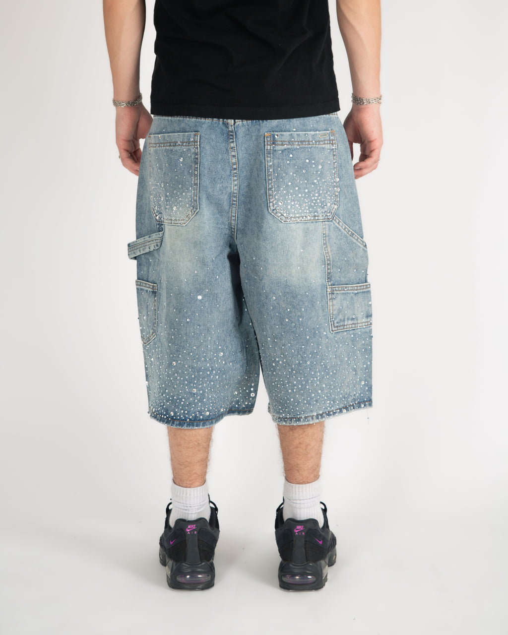 "Silver night"  baggy short