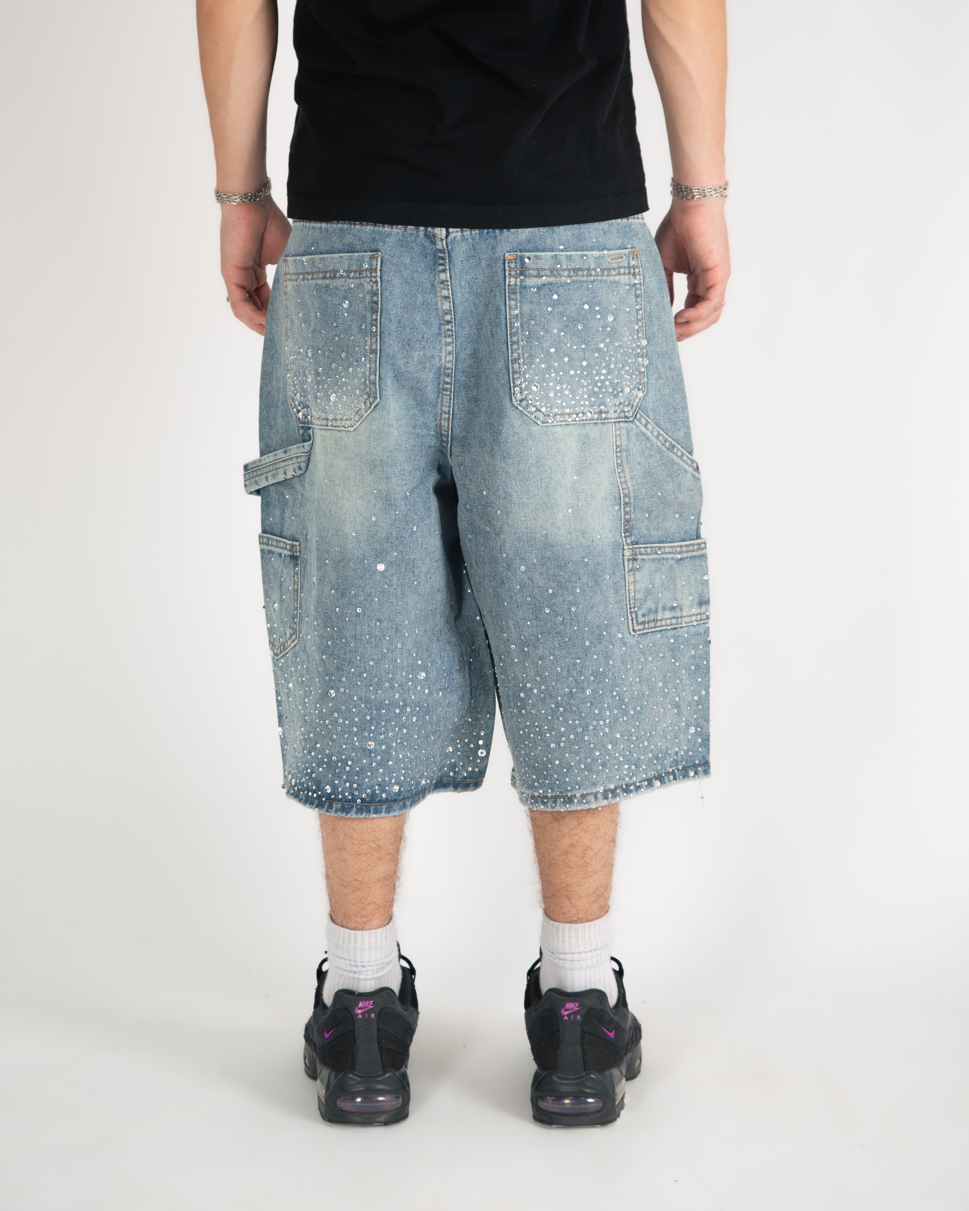 "Silver night"  baggy short