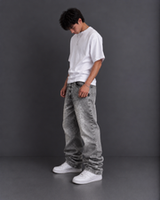 “Grey Vibes” Loose Jeans