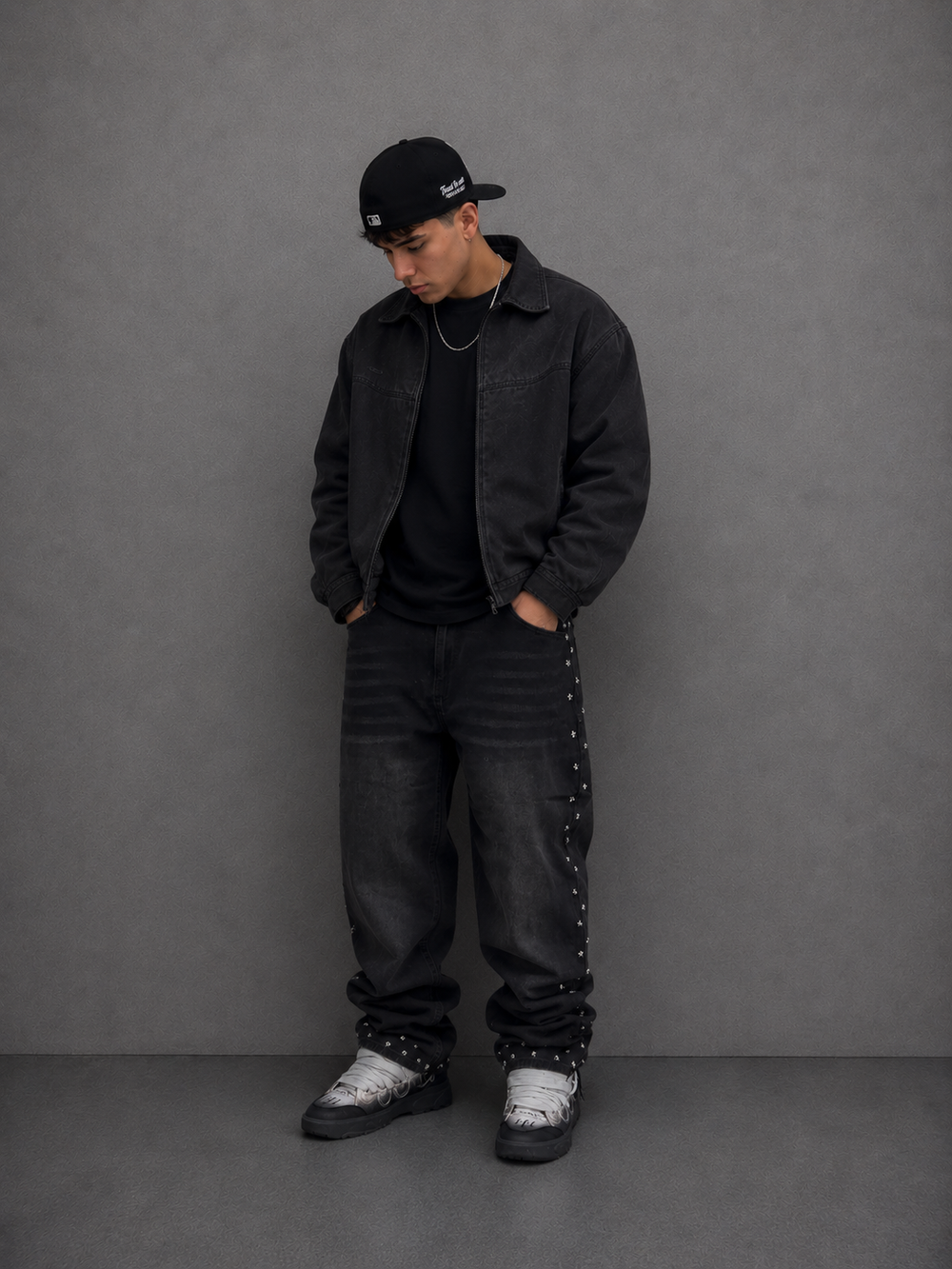 “StarBlack” Loose jeans