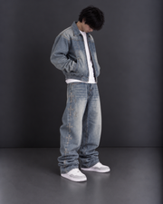 “Bless” baggy jeans