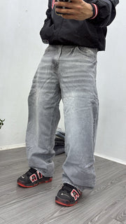 Jean Baggy Premium – Gris Humo