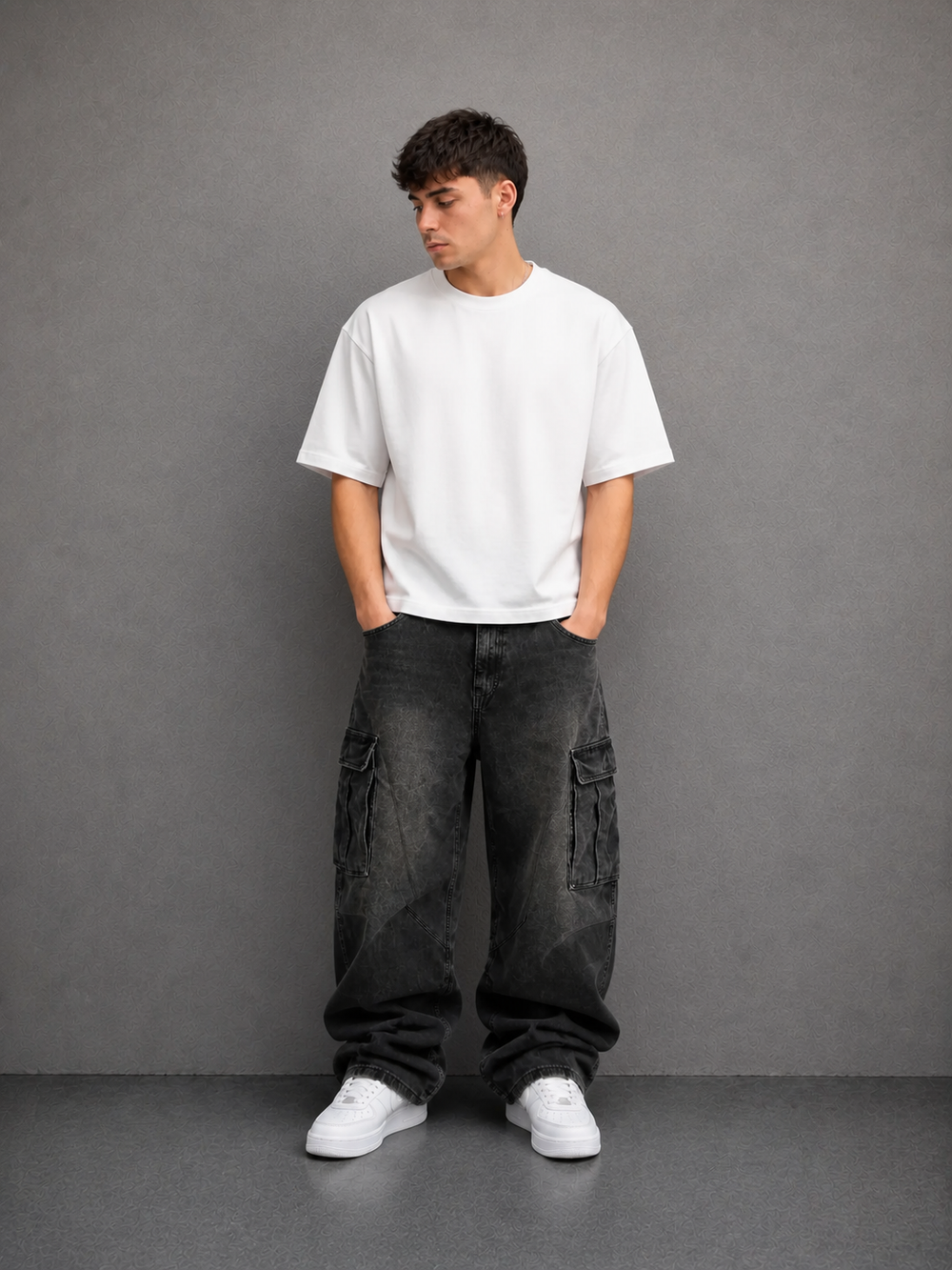 “Carbon” Baggy Jeans