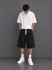 "Black Night" Baggy Short