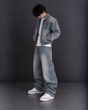 “Bless” baggy jeans