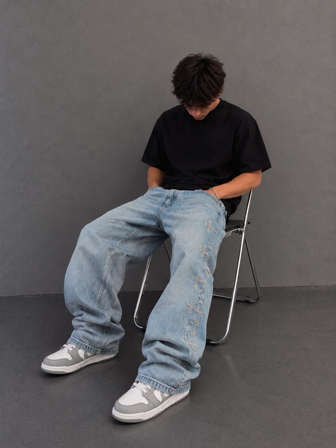 “Holy Cross” Baggy Jeans