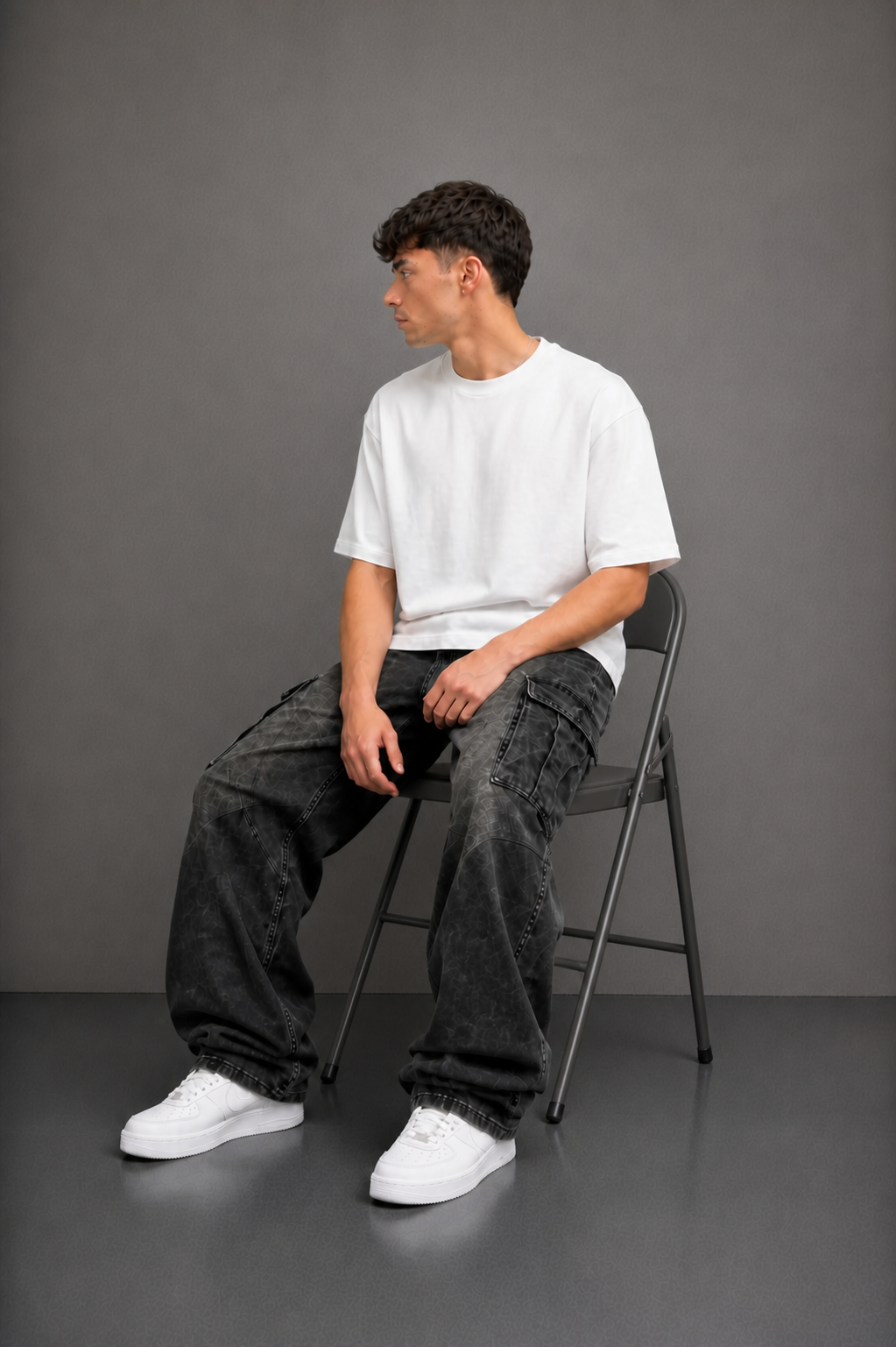 “Carbon” Baggy Jeans