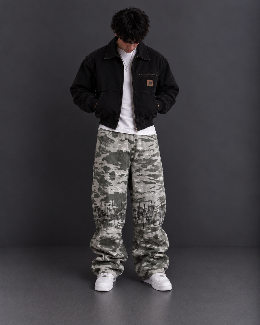 “Camo” Baggy Jeans