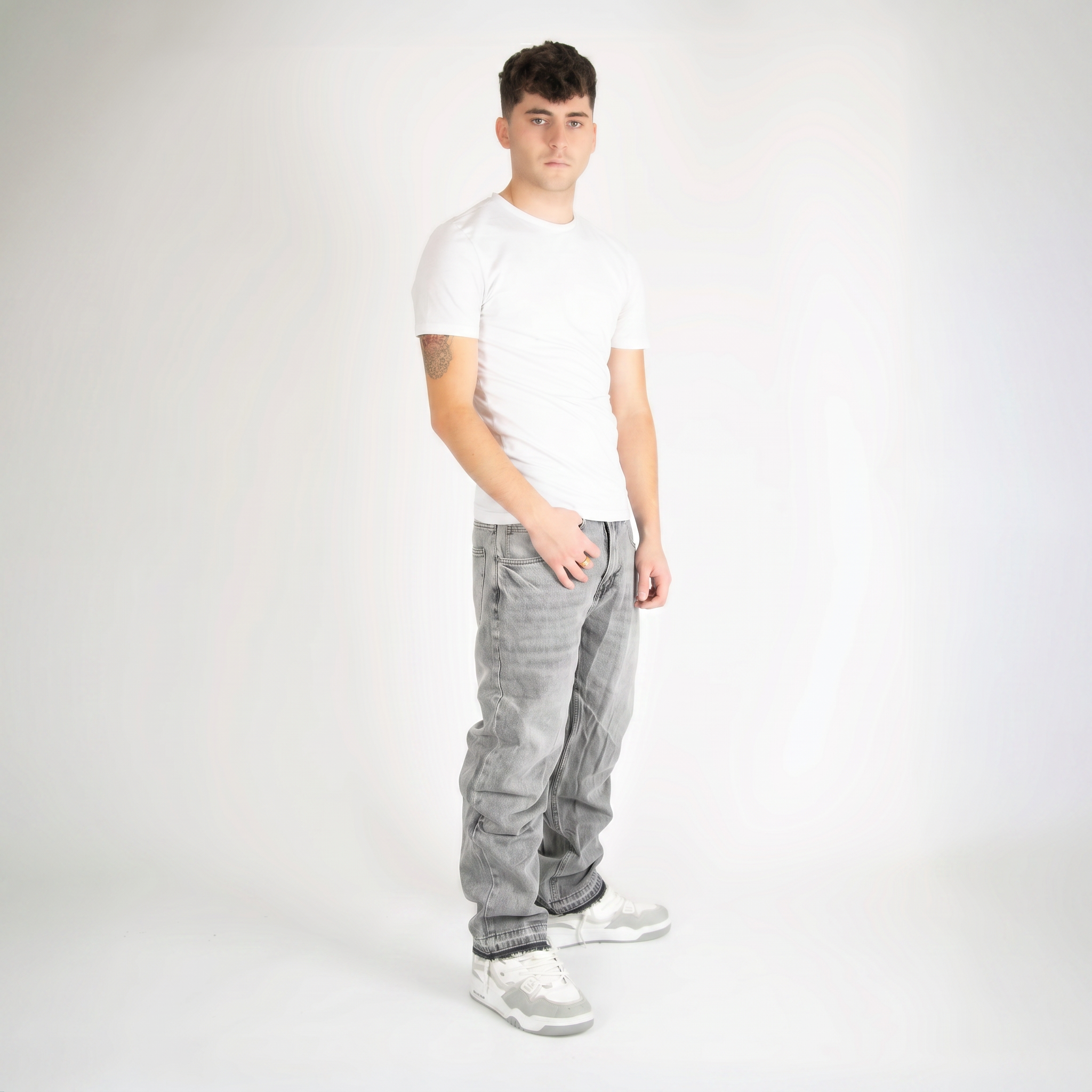 “Frayed” Jeans