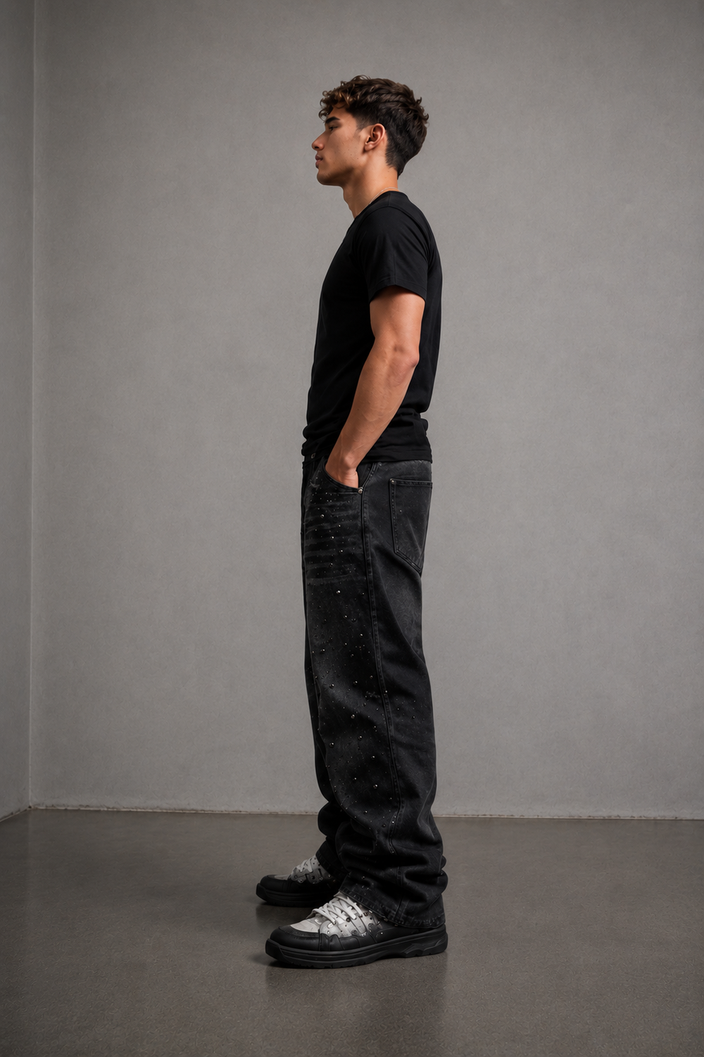“Last bright” Loose jeans