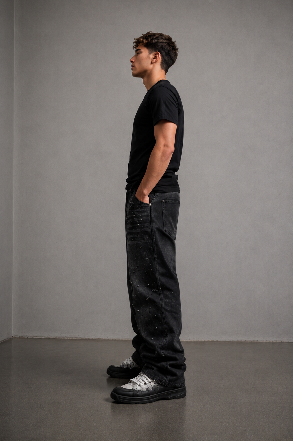 “Last bright” Loose jeans