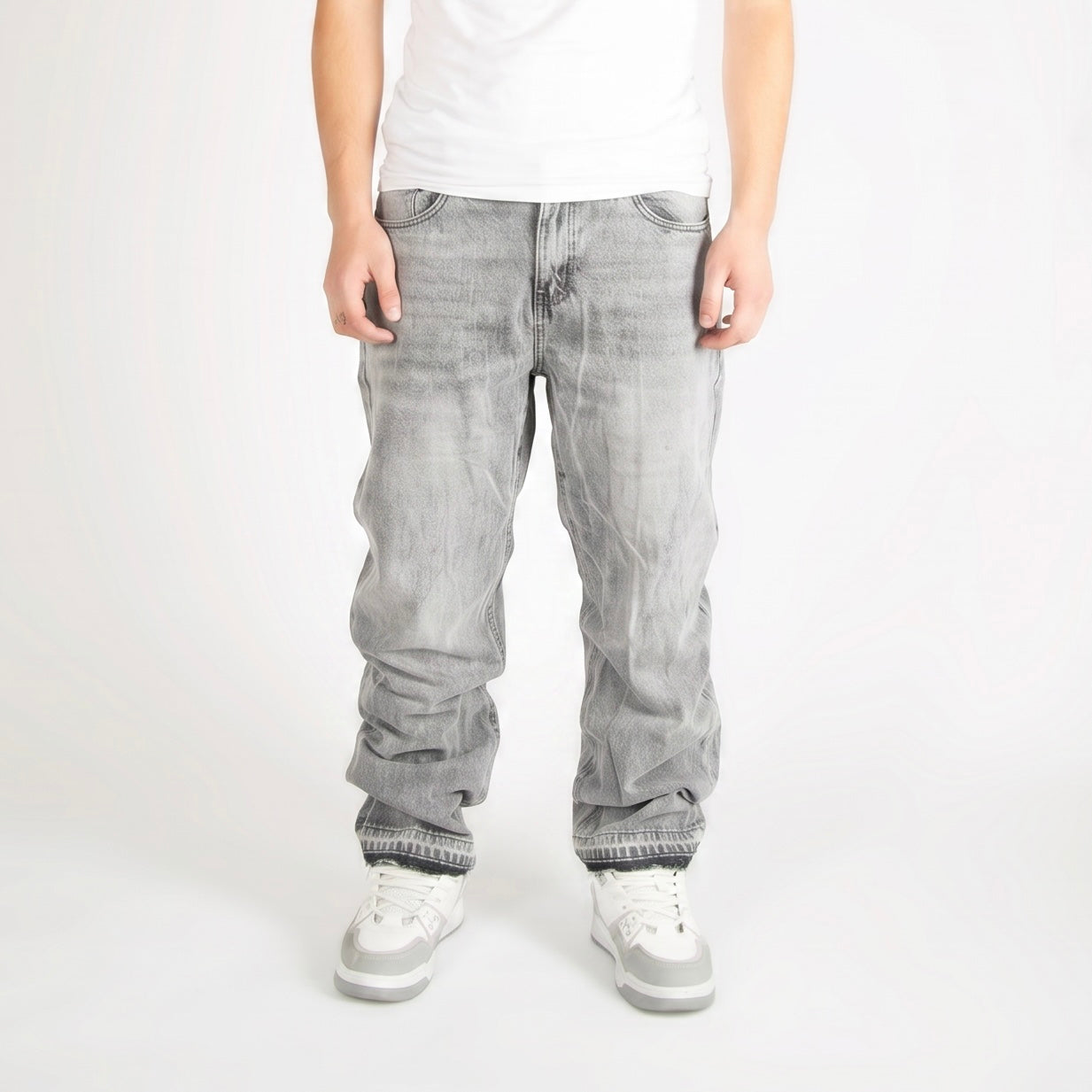 “Frayed” Jeans