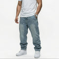"Meteor glow" loose jeans