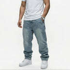 "Meteor glow" loose jeans