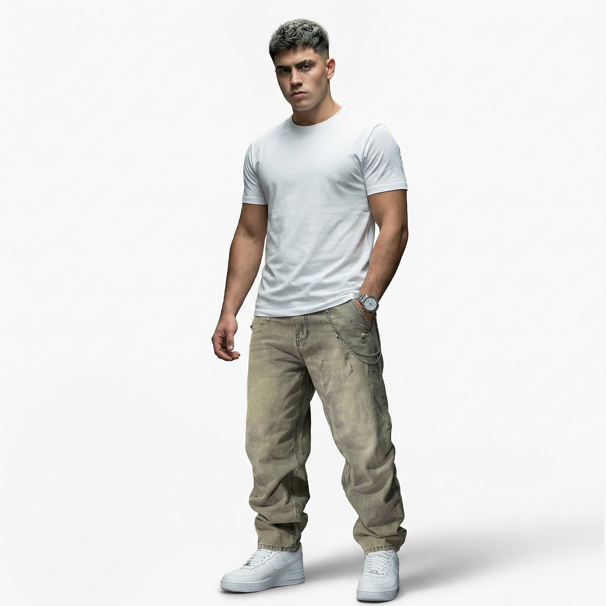 Coffe Vibe Baggy Jeans