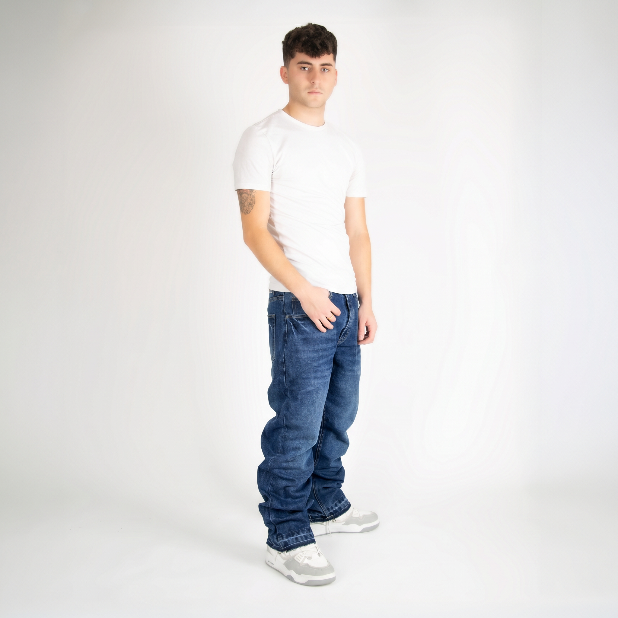 "Coral" Loose jeans