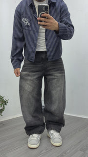 Jean Baggy Raw Indigo – Índigo Crudo