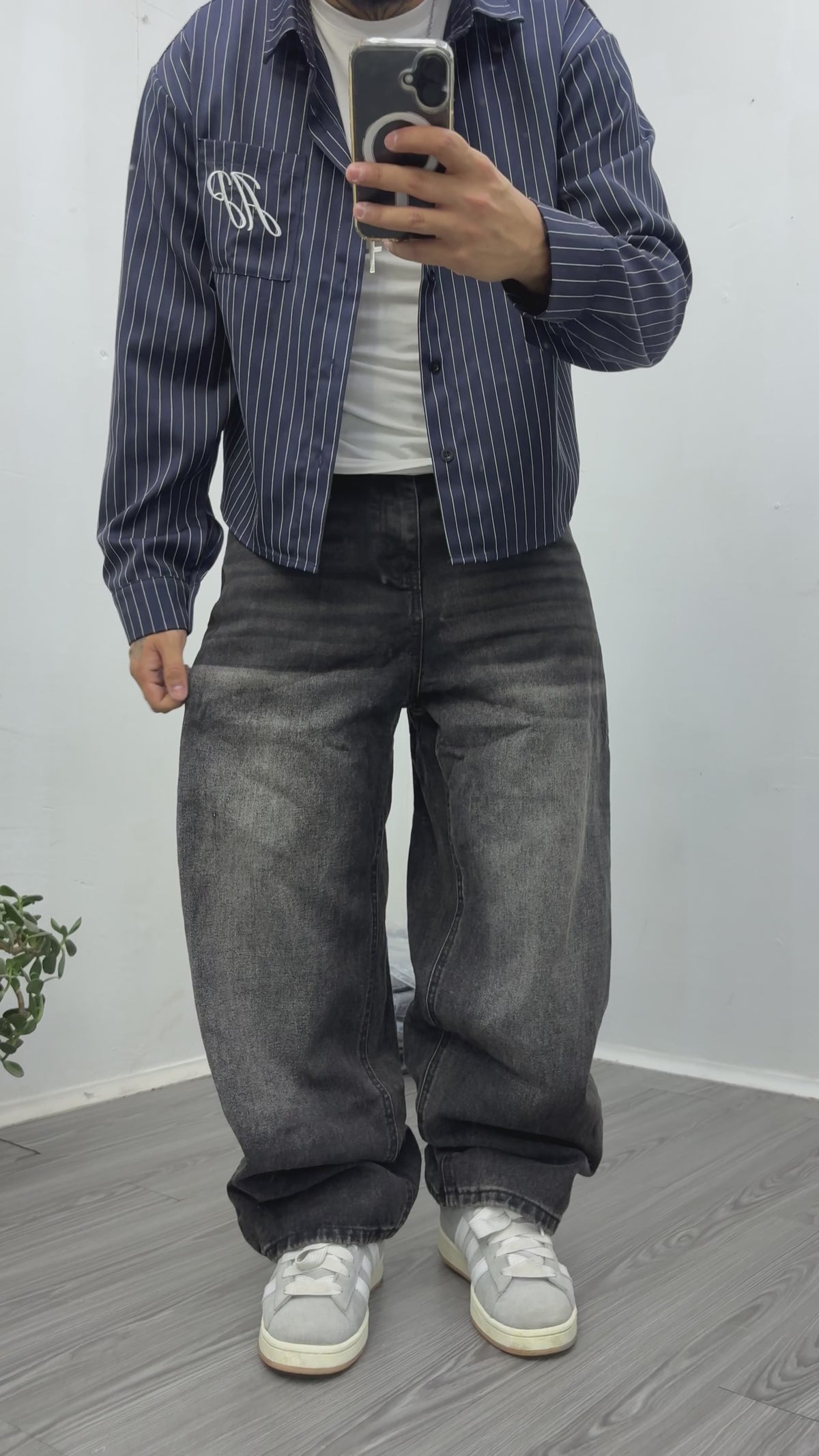 Jean Baggy Raw Indigo – Índigo Crudo